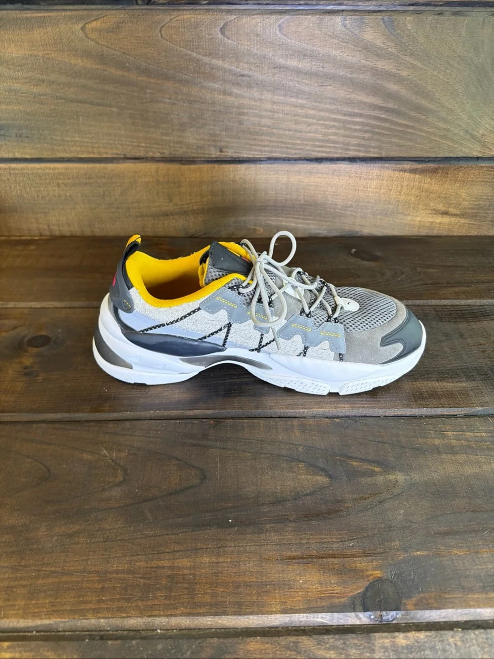 NEW Puma Helly Hansen X LQDCELL Omega Quiet Shade Gray Sneakers Shoes Men Sz 13